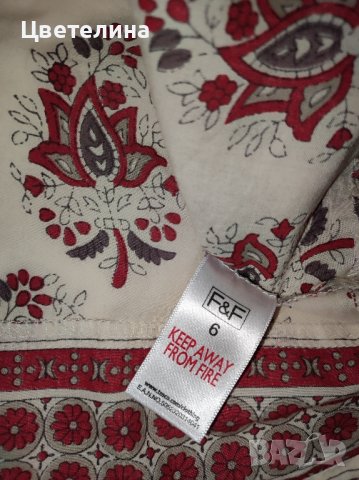 Дамски топ с пайети S размер F&F Blue 20 лв., снимка 9 - Корсети, бюстиета, топове - 42613672