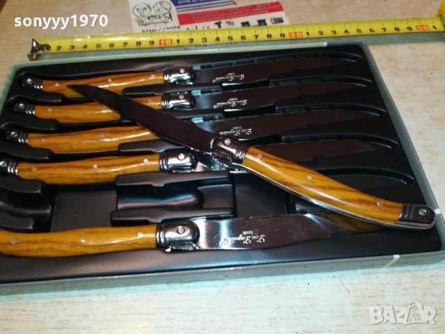 LOU LAGUIOLE-6 НОЖА-made in France 🇫🇷 0312211901, снимка 2 - Колекции - 35019542