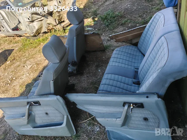 Сив салон от Мерцедес 190 , снимка 8 - Автомобили и джипове - 56415360