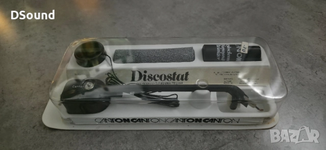 Canton Discostat Hi-End – антистатична четка и комплект за поддръжка на плочи (нов, колекционерски)