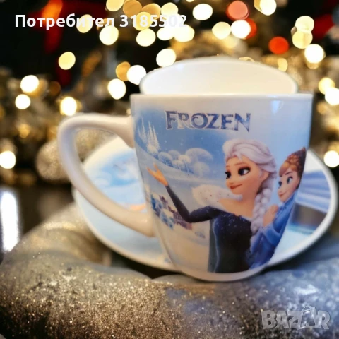 Детски комплект с Анимационни герои от 3 части, чашка, чинийка и купичка/ПРОМОЦИЯ - Супер цена, снимка 2 - Сервизи - 51277123