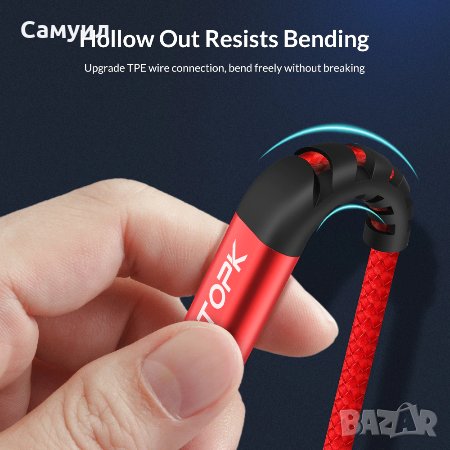 Захранващ кабел USB за iphone и ipad, 1М или 2М, снимка 1 - USB кабели - 29692104