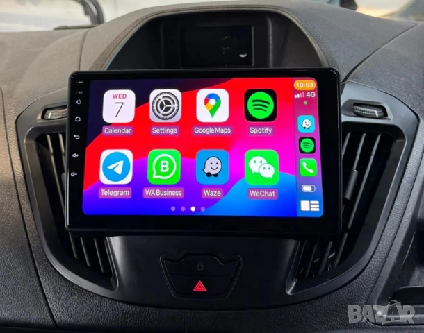 Мултимедия за Ford Transit Custom, Tourneo, Двоен дин, Android, Навигация Андроид Транзит Custom бус, снимка 7 - Аксесоари и консумативи - 46973081