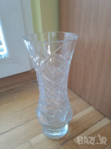 Кристална ваза, снимка 4 - Вази - 50892519