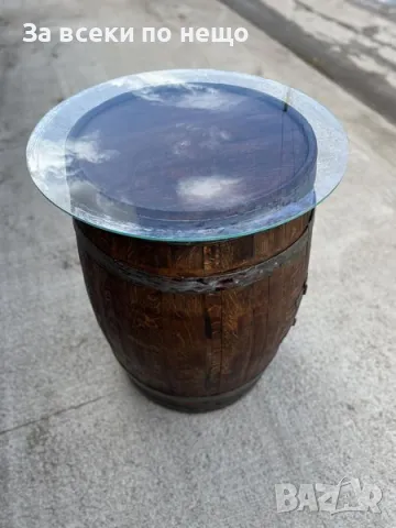 Ръчно изработена Бар маса, изработена от автентична бъчва, със запазен Рустик стил.