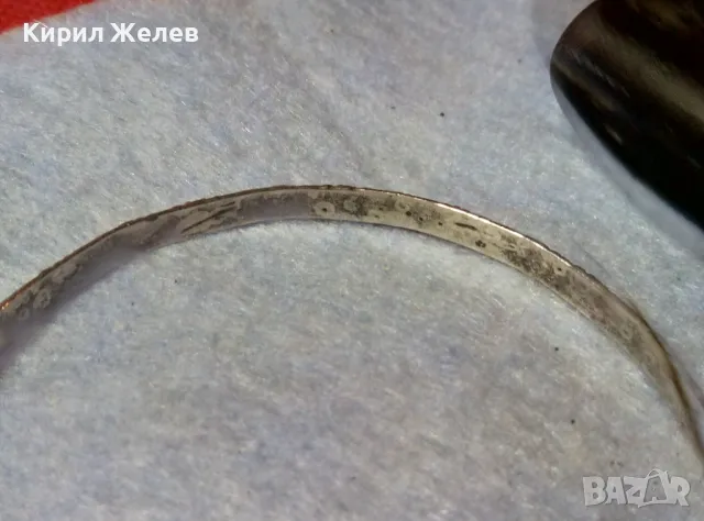 РАЗКОШНА СТАРИННА ФЛОРАЛНО ОРНАМЕНТИРАНА АР НУВО СРЕБЪРНА ГРИВНА СРЕБРО ВИСОКА ПРОБА 48408, снимка 11 - Антикварни и старинни предмети - 48493550