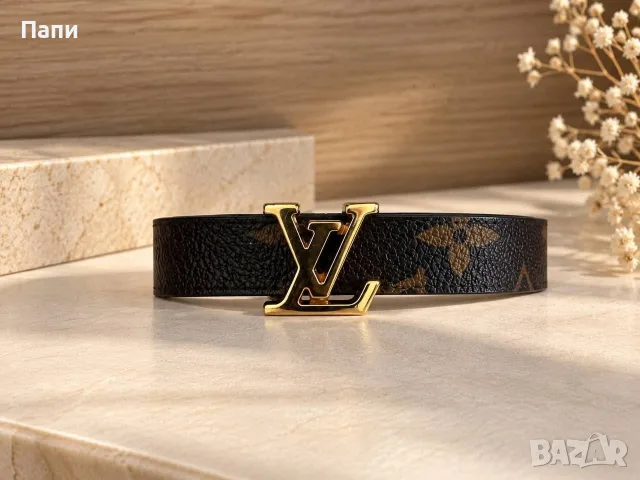 Дамски колан Louise Vuitton черен