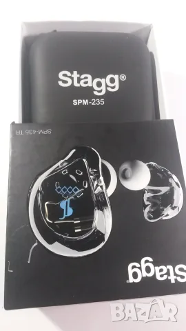 In-ear слушалки Stagg SPM-235, снимка 5 - Слушалки и портативни колонки - 51778509