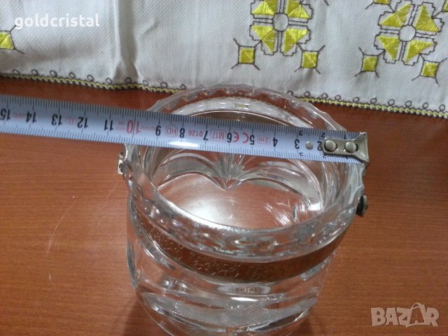 ретро стъклена кана гравирана , снимка 6 - Антикварни и старинни предмети - 40780387