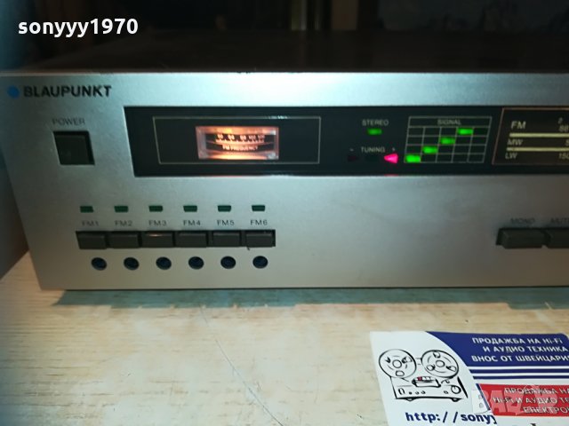 blaupunkt tuner-produced in japan-внос switzwrland, снимка 3 - Ресийвъри, усилватели, смесителни пултове - 29780291