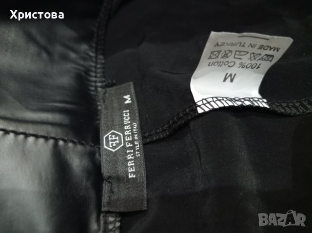 Нов, дамски, кожен клин, снимка 3 - Клинове - 42881149