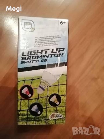 Светещи пера за федербал/бадминтон, снимка 2 - Тенис - 37489612