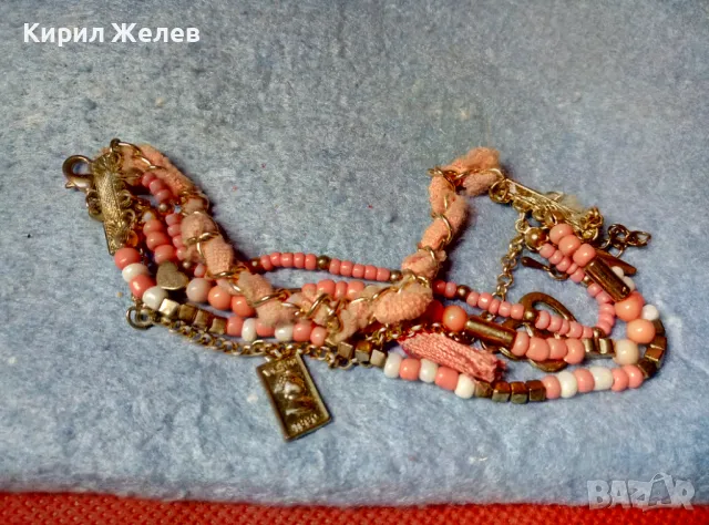 ШИКОЗНА ЗЛАТИСТА РЕТРО АР ДЕКО СТИЛ МЪНИСТЕНА ГРИВНА 47394