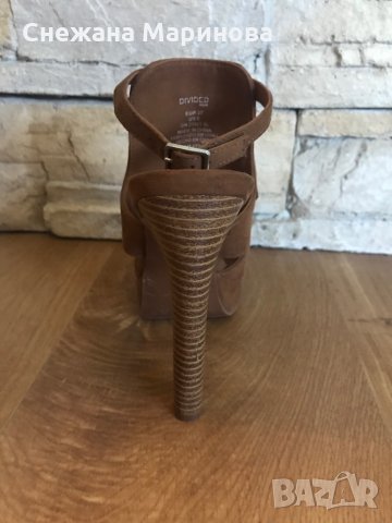 Сандали с ток, снимка 3 - Сандали - 29328036