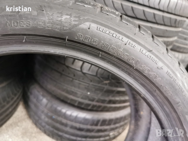 285 35 20 bridgestone 2бр , снимка 4 - Гуми и джанти - 54286089