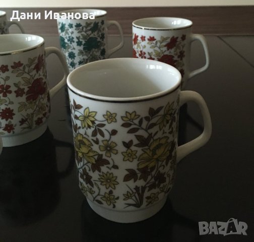 Порцеланови чаши тип "мъг" за чай 8 бр., снимка 9 - Чаши - 44296639