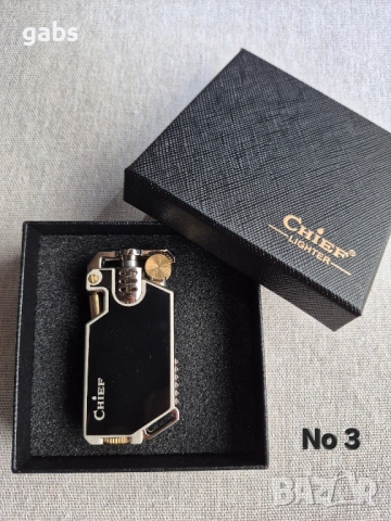 Бензинова запалка CHIEF ,три цвята ,подаръчна кутия, снимка 5 - Запалки - 52391031