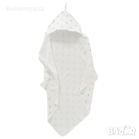 Cottonbaby хавлия от муселин 75х75 см – цветя, снимка 1