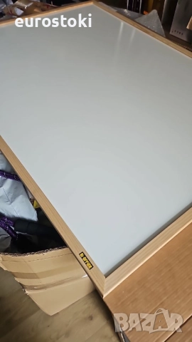 Bi-Office Бяла дъска с дървена рамка, 80 x 60 см Размери на продукта: ‎80 x 60 x 1,5 см; 1,75 кг , снимка 4 - Ученически пособия, канцеларски материали - 52136051