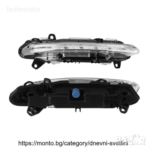 LED Дневни Светлини за Mercedes-Benz S-Class W221, C-Class светлини броня, снимка 6 - Части - 47224113