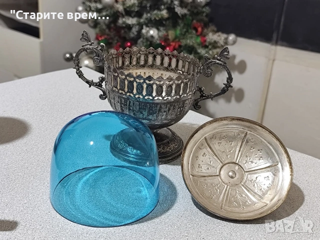 Антикварна Захарница / Бонбониера WMF , снимка 9 - Антикварни и старинни предмети - 53050303