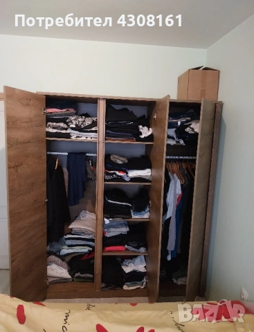 Гардероб, снимка 3 - Гардероби - 53223146
