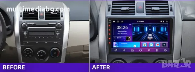 Toyota Corolla 2007 - 2011 Мултимедия Навигация Android, снимка 2 - Аксесоари и консумативи - 50035558