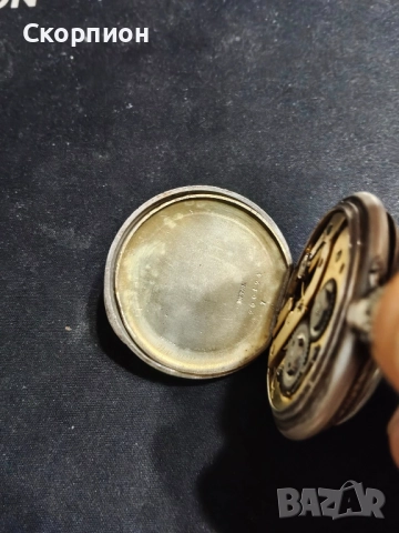 Швейцарски СРЕБЪРЕН джобен часовник 1901г. - 6 Рубина-ПЕРФЕКТЕН, снимка 6 - Джобни - 51389541