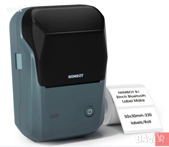 Преносим етикетен термален принтер Niimbot B1, снимка 2 - Принтери, копири, скенери - 52472359