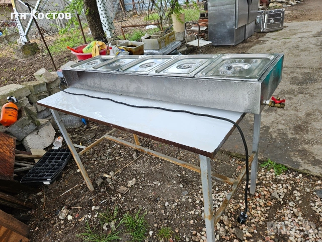 Топла Витрина Бен-мари на Водна баня за Скара, Готвени ястия, Пържени Пилешки Продукти , снимка 4 - Обзавеждане на кухня - 54280603