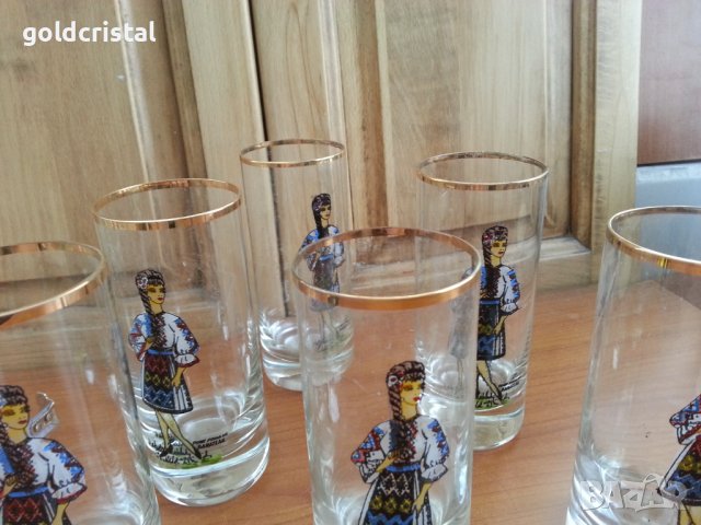 Стъклени чаши, снимка 4 - Антикварни и старинни предмети - 36982718