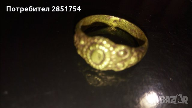 Стариннен  ръчно изработен пръстен , снимка 2 - Антикварни и старинни предмети - 31473830