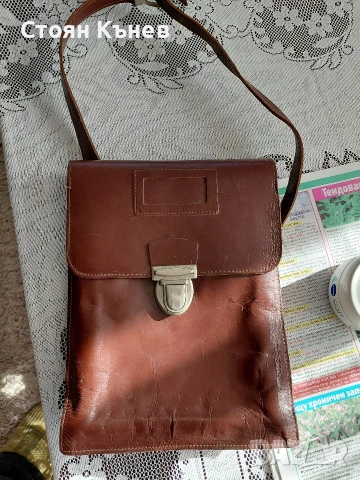 Кожена чанта от естесвена кожа и други 