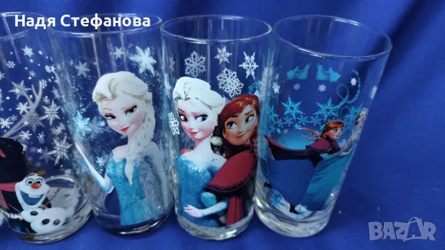 Стъклени чаши, замръзналото кралство FROZEN , снимка 5 - Колекции - 47326757