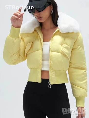 🩵 Дамско пухено яке с вдъхновение от Близкия изток – STBoutique 🩵