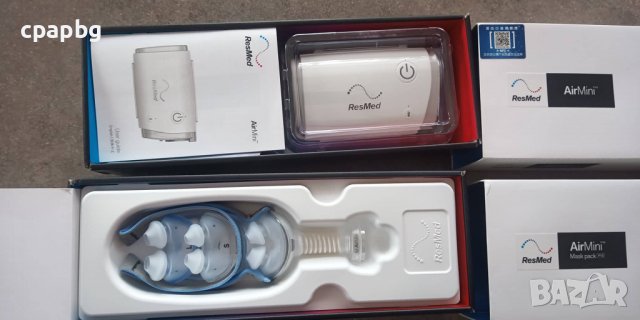 Aвтоматичен CPAP Апарат за сънна апнея ResMed AirMini Travel, снимка 5 - Медицинска апаратура - 37381674