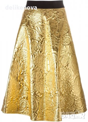 DKNY. Donna Karan New York. Size 14 Златна/златиста пола