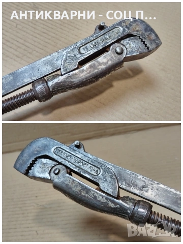 Стар Соц Български Тръбен Ключ. / НОМЕР 1752., снимка 4 - Антикварни и старинни предмети - 53991327