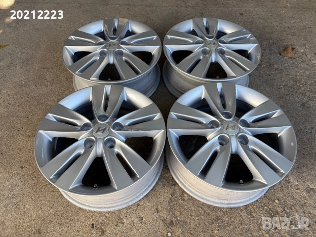 4 броя алуминиеви джанти за Hyundai IX20 16, снимка 7 - Гуми и джанти - 46633953