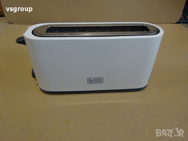 Тостер Black & Decker BXTO1001E, 1000W, 7 нива на изпичане, Бял