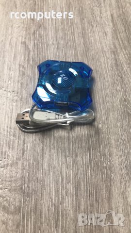 4 портов USB хуб-blue, снимка 1