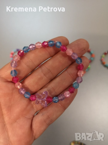 Детски комплекти герданче и гривна и комплекти с детски гривни, Пепа Пиг, Минцоните и други, снимка 9 - Други - 52371806