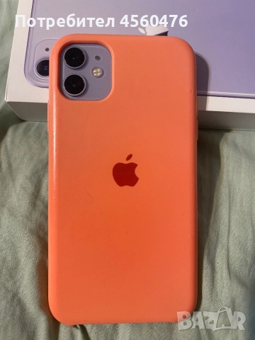 iPhone 11 64 gb 100 % purple лилав перфектен като нов, снимка 2 - Apple iPhone - 52976710
