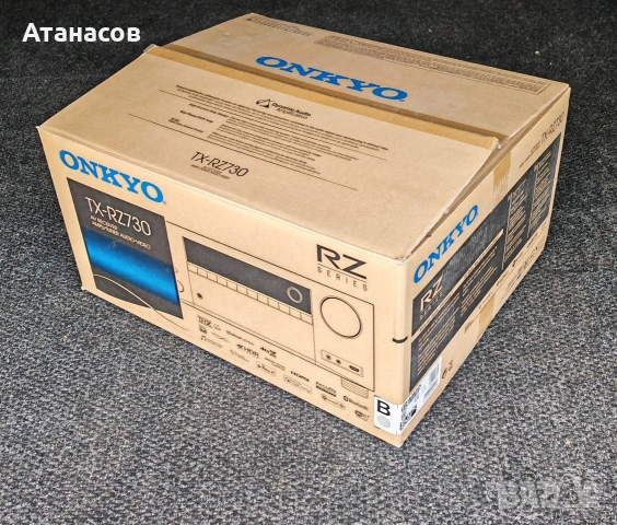 Onkyo TX RZ 730 Dolby Atmos Bluetooth Wi-Fi HDMI USB Network 8K ресийвър усилвател 