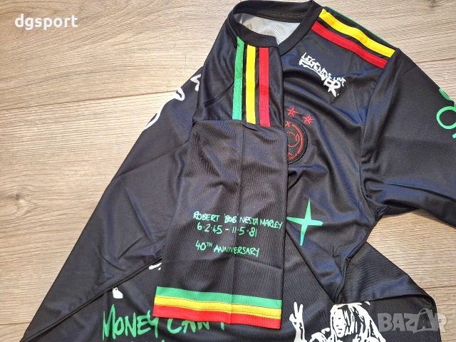 Футболна фланелка на АЯКС #специално издание Боб Марли!, снимка 3 - Футбол - 52547916