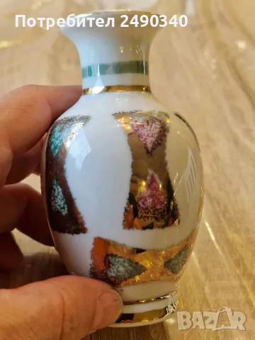 Малка японска порцеланова ваза, снимка 3 - Вази - 47558461