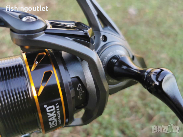 Фидер макара с червячна предавка и 11 лагера Osako Casting 4500/5500, снимка 7 - Макари - 44534908