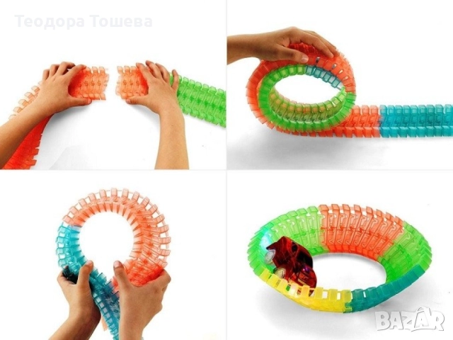 Детска светеща писта 220 части, снимка 5 - Коли, камиони, мотори, писти - 52863208