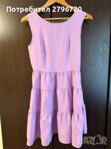 Лилава рокля размер С