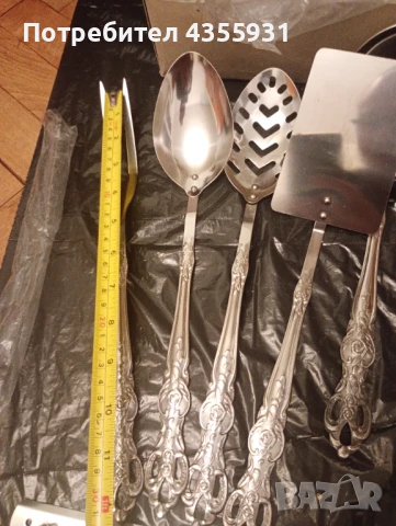 Неупотребяван Стар немски Набор стари прибори старинни немски прибори хранене , снимка 3 - Антикварни и старинни предмети - 51218328